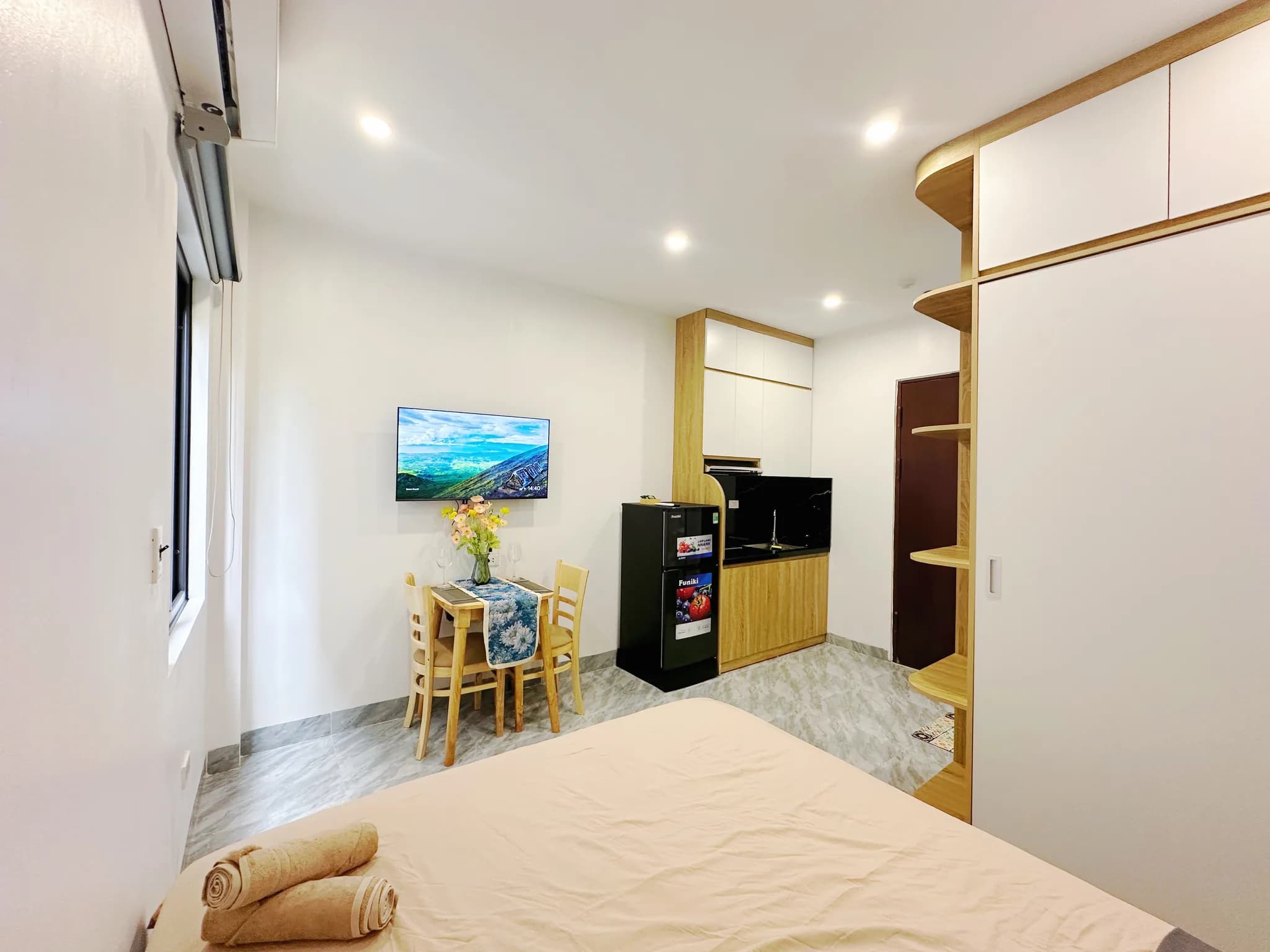 25 sqm Studio with 1 Bedroom at Solala Nest, Au Co, Tay Ho